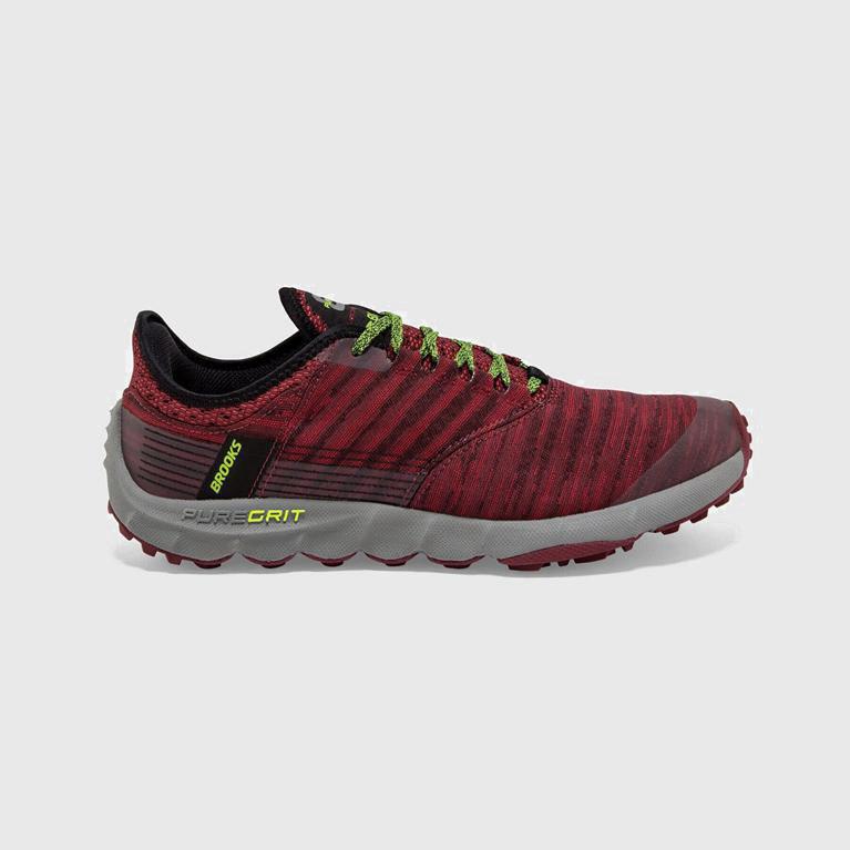 Brooks Puregrit 8 Israel - Men's Trail Running Shoes - Red (45037-XJFB)